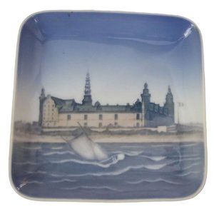 Mid Century Bing & Grondahl Porcelain Dish Kronborg Castle